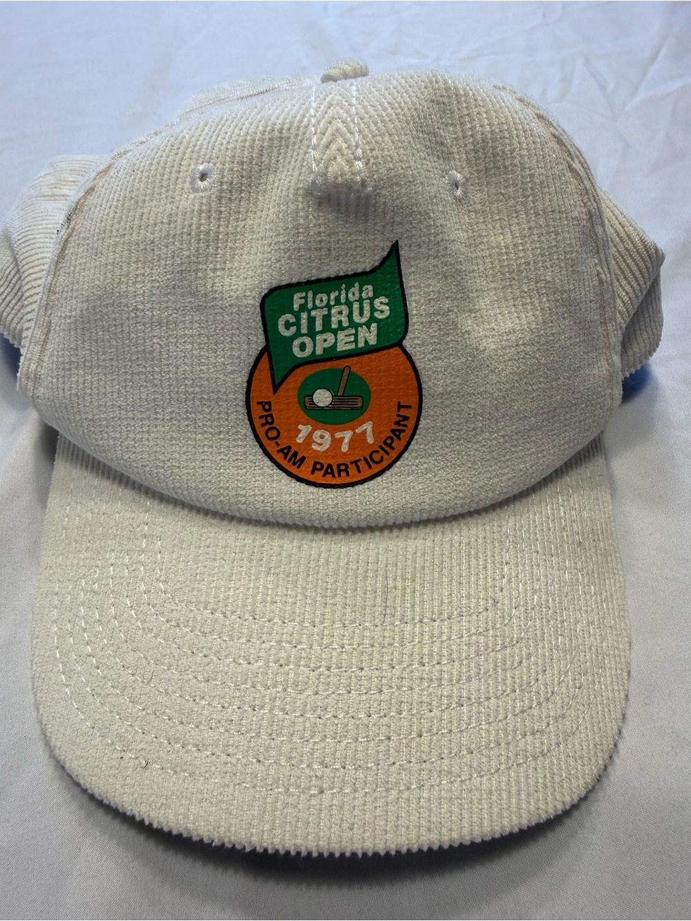 American Needle Florida Citrus Open 1977 Cream Baseball Cap